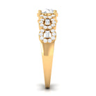 Certified Moissanite Designer Engagement Ring for Women D-VS1 - Rosec Jewels