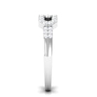 Contemporary Natural Diamond Ring for Women Natural - ( HI-SI ) - Rosec Jewels