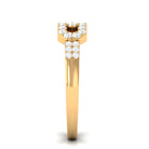 Contemporary Natural Diamond Ring for Women Natural - ( HI-SI ) - Rosec Jewels