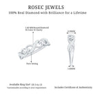 Certified Diamond Infinity Band Ring Natural - ( HI-SI ) - Rosec Jewels