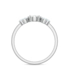 Nature Inspired Diamond Leaf Promise Ring for Women Natural - ( HI-SI ) - Rosec Jewels