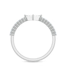 Rosec Jewels-Genuine Diamond Promise Ring in Illusion Setting