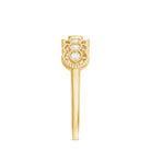 Vintage Inspired Natural Diamond Anniversary Ring Natural - ( HI-SI ) - Rosec Jewels