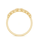 Vintage Inspired Natural Diamond Anniversary Ring Natural - ( HI-SI ) - Rosec Jewels