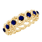 Rosec Jewels-Natural Blue Sapphire Infinity Band For Anniversary