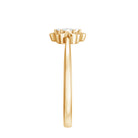 Rosec Jewels-Miracle Plate Real Diamond Flower Promise Ring