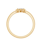 Rosec Jewels-Miracle Plate Real Diamond Flower Promise Ring