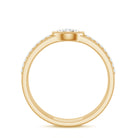 Certified Natural Diamond Engagement Ring for Women Natural - ( HI-SI ) - Rosec Jewels