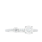 Certified Real Diamond Promise Ring for Valentines Natural - ( HI-SI ) - Rosec Jewels