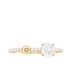 Certified Real Diamond Promise Ring for Valentines Natural - ( HI-SI ) - Rosec Jewels