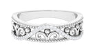 Rosec Jewels-Vintage Inspired Real Diamond Wedding Band
