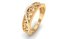 Rosec Jewels-Vintage Inspired Real Diamond Wedding Band