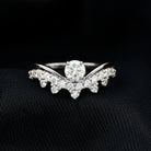 Certified Lab Grown Diamond Designer Engagement Ring Lab - ( EF-VS ) - Rosec Jewels