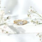 Certified Lab Grown Diamond Vintage Style Engagement Ring Lab - ( EF-VS ) - Rosec Jewels