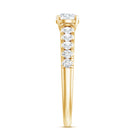 Rosec Jewels-Lab Grown Diamond Classic Engagement Ring With Side Stones