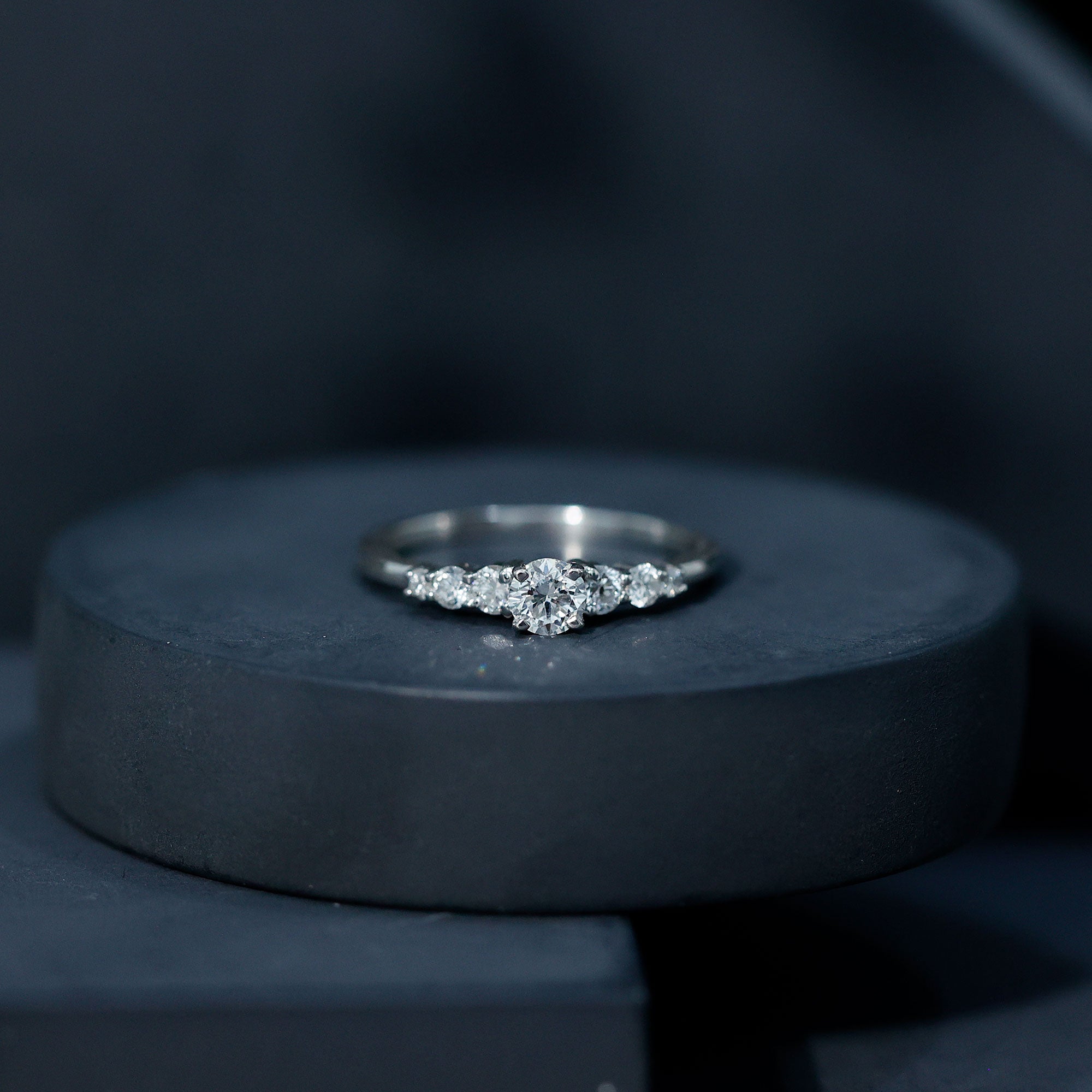 Certified Lab Grown Diamond Classic Solitaire Engagement Ring Lab - ( EF-VS ) - Rosec Jewels