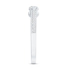 Certified Lab Grown Diamond Minimalistic Engagement Ring Lab - ( EF-VS ) - Rosec Jewels