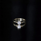 Rosec Jewels-Lab Grown Diamond 5 MM Solitaire Promise Ring With Split Shank