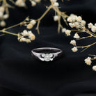 Rosec Jewels-Lab Grown Diamond 5 MM Solitaire Band Ring