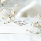 Certified 5 MM Lab Grown Diamond Solitaire Promise Ring Lab - ( EF-VS ) - Rosec Jewels