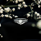 Lab Grown Diamond Minimal Engagement Ring With Enhancer Lab - ( EF-VS ) - Rosec Jewels