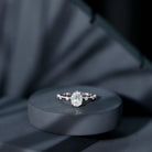 Rosec Jewels-Lab Grown Diamond 6X8 MM Oval Solitaire Engagement Ring