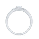 Certified 5 MM Lab Grown Diamond Proposal Ring For Women Lab - ( EF-VS ) - Rosec Jewels