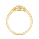 Rosec Jewels-Certified Lab Grown Diamond Art Deco Flower Engagement Ring