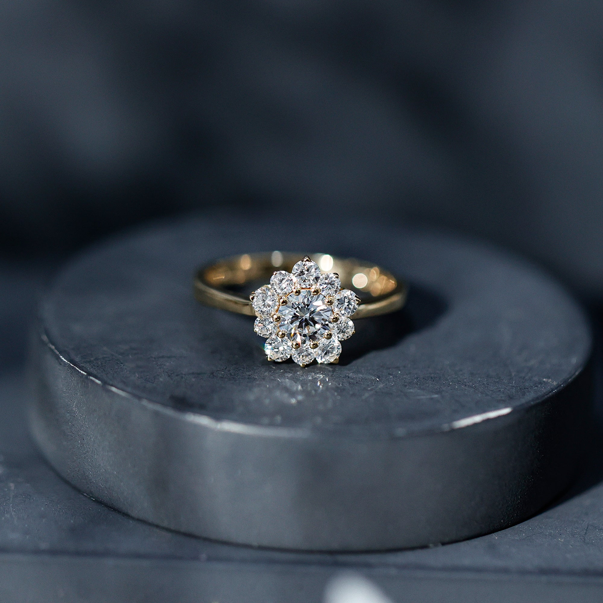 Rosec Jewels-Lab Grown Diamond Nature Engagement Ring