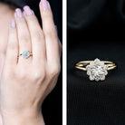 Rosec Jewels-Lab Grown Diamond Nature Engagement Ring