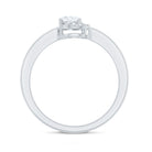 0.4 Carat Certified Lab Grown Diamond Solitaire Promise Ring Lab - ( EF-VS ) - Rosec Jewels