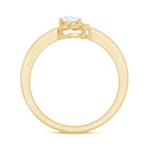 0.4 Carat Certified Lab Grown Diamond Solitaire Promise Ring Lab - ( EF-VS ) - Rosec Jewels