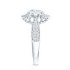Certified 2 Carat Lab Grown Diamond Non Traditional Engagement Ring Lab - ( EF-VS ) - Rosec Jewels