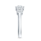 Certified Lab Grown Diamond Bow Engagement Ring Lab - ( EF-VS ) - Rosec Jewels