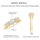 Certified Lab Grown Diamond Bow Engagement Ring Lab - ( EF-VS ) - Rosec Jewels