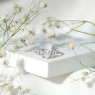 Rosec Jewels-Lab Grown Diamond 6 MM Heart Shaped Engagement Ring