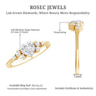 Rosec Jewels-Lab Grown Diamond 6 MM Heart Shaped Engagement Ring