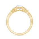 Certified 6 MM Lab Grown Diamond 4 Prong Engagement Ring Lab - ( EF-VS ) - Rosec Jewels
