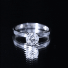 Lab Grown Diamond 1 Carat Engagement Ring For Women Lab - ( EF-VS ) - Rosec Jewels