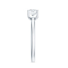 Rosec Jewels-Certified Lab Grown Diamond 6 MM Round Cut Engagement Ring