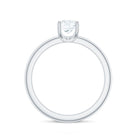 Rosec Jewels-Certified Lab Grown Diamond 6 MM Round Cut Engagement Ring