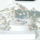 Certified 8 MM Lab Grown Diamond Solitaire Wedding Ring Set Lab - ( EF-VS ) - Rosec Jewels