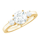 Rosec Jewels-3 Stone Lab Grown Diamond Engagement Ring for Women