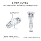 Rosec Jewels-Certified Lab Created Diamond Antique Engagement Ring for Women