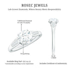 Rosec Jewels-Brilliant Cut Lab Grown Diamond Trending Engagement Ring