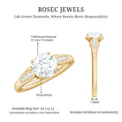 Rosec Jewels-Brilliant Cut Lab Grown Diamond Trending Engagement Ring
