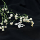 Rosec Jewels-Certified Lab Grown Diamond Bypass Engagement Ring for Women