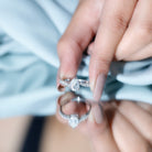 Certified 1.3 Carat Pear Cut Lab Created Diamond Teardrop Engagement Ring Lab - ( EF-VS ) - Rosec Jewels
