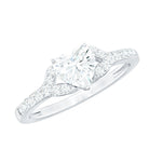 Rosec Jewels-Certified 7mm Diamond Heart Solitaire Ring For Her