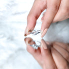 Rosec Jewels-Certified Lab Grown Diamond Three Stone Proposal Ring